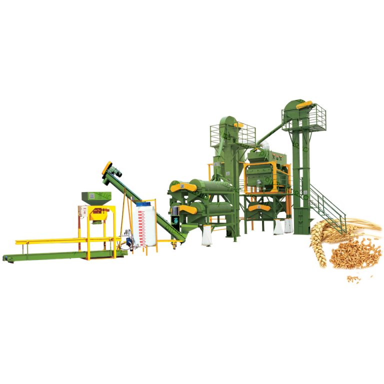 Wheat seed processing line with a capacity of 5 tons per hour