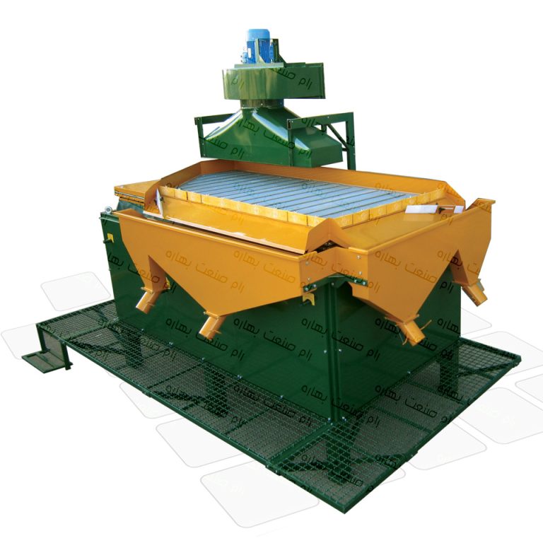 Gravity machine with a capacity of 5 tons per hour